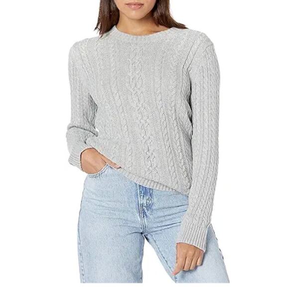 Amazon Sweaters - Amazon Essentials Women's Fisherman Cable Long-Sleeve Crewneck Sweater